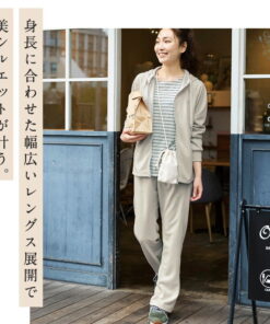 Alternative view of 可选裤长的直筒运动裤 ◆ S M L LL 3L 裤长 66 70 74 ◆◇ 女款运动裤 弹力 运动 吸汗 速干 大码 修身裤 运动裤 健身 健走 黑色 保育员 护理员 运动 运动会 妈妈 ◇