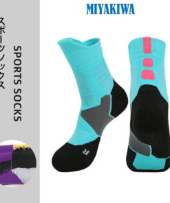 Alternative view of MIYAKIWA 冬季运动 儿童袜 男士滑雪袜 女士袜 防滑训练袜 成人袜 棉质防臭抗菌 中厚透气 户外运动 足球 棒球 篮球 羽毛球 网球 瑜伽 登山