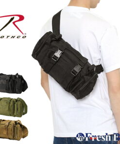 ROTHCO 罗斯科 单肩包 腰包 男士 腰包 小巧 大容量 防泼水 魔术贴系统 美军 军用 户外 美式休闲 休闲 品牌 美国款