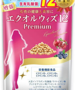 60倍强效Equol With 12 雌激素类似物 乳酸菌 营养补充剂 30天份 雌激素类似物 异黄酮 日本制造 维生素B12