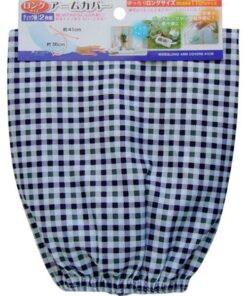 长款护臂（41cm） 格纹 2件装 ［不可指定颜色］ (百元店 100日元均一 100均一 100均)