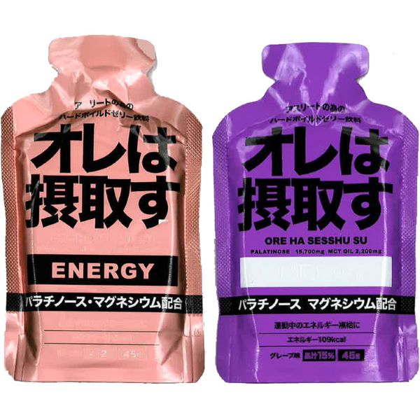 我来补充 能量胶 45g 3件套 果冻饮料 蜜桃味 葡萄味 帕拉金糖 镁 301200 311200 ★300 大东水产株式会社