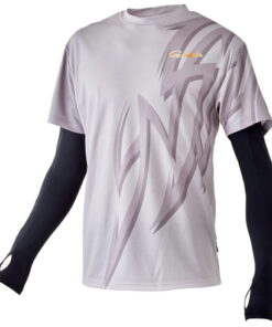 Alternative view of Gamakatsu 阿尔特玛库尔T恤（附护臂） 5L 浅灰色 GM3760