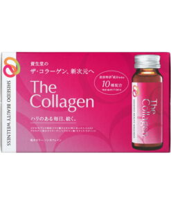 Alternative view of 资生堂 The Collagen 50ml×10支 美容专利成分（越橘＋阿姆拉果） 番茄籽提取物 樱花提取物 GABA 花青素 低分子胶原蛋白 透明质酸 神经酰胺 维生素C (4909978206833-6)