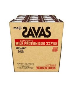 明治 Zavas 牛奶蛋白 MILK PROTEIN 0脂肪 可可味（12瓶装×2套（每瓶200毫升）） 的另一种观点