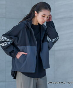 Alternative view of TIGORA 女款 交叉夹克 尼龙连帽夹克 TR-9C2694JK 运动服 TIGORA