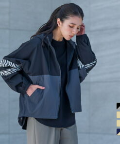 TIGORA 女款 交叉夹克 尼龙连帽夹克 TR-9C2694JK 运动服 TIGORA