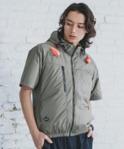 BURTLE AC2096HB 航空款 空调服 短袖夹克 高背风扇 兼容全套安全带 隔热 防紫外线 防水 轻便 工作服