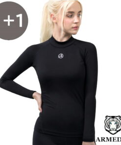 ARMEDES 触感清凉 压缩内衣 2件装 高领 女士 四季通用 长袖 防紫外线 吸汗速干 透气 弹性 速干 运动内衣 运动 健身 瑜伽 S-L 共13色 AR251