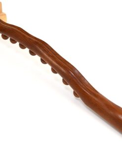 炭化天然木 全身按摩棒（带凸起）