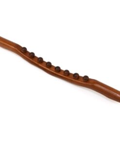 Alternative view of 炭化天然木 全身按摩棒（带凸起）