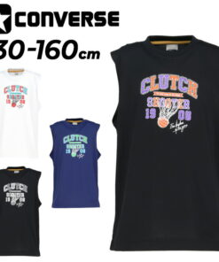 匡威 儿童 青少年 无袖T恤 130-160cm 童装 CONVERSE 背心 篮球服 吸汗速干 儿童 男童 女童 运动服 上衣 无袖 篮球衫 儿童 训练服 T恤 运动T恤 品牌 服装/CB461355