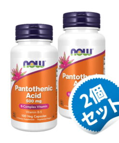 泛酸（维生素B5）500毫克 100粒 胶囊 NOW Foods 维生素 营养补充剂