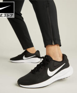 耐克 女款 Revolution 7 NIKE 运动鞋 跑鞋 跑步 可持续性 女款 母女装 低帮 户外 黑色 22cm-29cm HO23