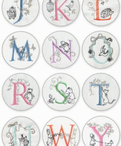 Alternative view of 《Initial Gokochi》 毛巾手帕 约23×23cm 纱布 无捻纱 纱布手帕 姓名首字母 手帕 日本制造 国产 泉州毛巾 信治卡托 礼品 礼物 赠礼 欢送会 仿刺绣风格