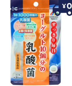 理研 相当于10杯酸奶的乳酸菌 62粒 日本制造 优尼玛特理研 营养补充剂 胶囊型 缓解疲劳 便携 方便 营养补充剂 乳酸菌补充剂 肠道保健 整肠剂 礼品