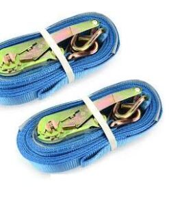 Alternative view of 捆扎带 挂钩 带宽50mm 固定端1m 卷绕端5m/2件装/高品质CE认证产品/超值价格［捆扎机 捆扎带 挂钩 绳索 固定 货物固定 车载 货台 搬家 商用］推荐 J型挂钩 卡车用 棘轮捆扎带