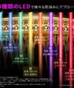 Alternative view of 常见问题 202 近红外线 LED (NIR) + 7 颗 LED 抗衰老面膜 LED 光疗美容