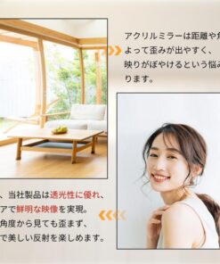 Alternative view of 贴式全身镜 贴式镜 全身镜 4件套 镜子 壁挂镜 无需打孔 适合租房 30×30 22×22 40×40 35×35 可贴装 附双面胶 衣柜 门 壁挂 节省空间