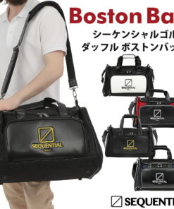 SEQUENTIAL GOLF 男士旅行袋/波士顿包「SEQUENTIAL GOLF SQBB-1001」2025年延续款 日本正品 其他渠道难以购得的稀有商品