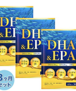 3个月装（90天）DHA EPA 营养补充剂 DHA 120mg EPA 20mg 鱼油 欧米伽-3 磷虾油 DPA 亚麻籽油 紫苏籽油 30天份×3袋 90天份