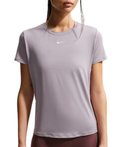 耐克 NIKE Dri-FIT One Classic 女款短袖上衣 春夏款 紫色 运动 健身 短袖T恤 FN2799-227