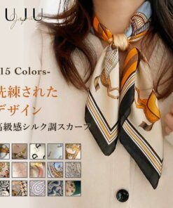 围巾 披肩 女款 花卉图案 真丝 大尺寸披肩 格纹 马纹 高级感 仿真丝 多功能配饰 春夏 披肩 派对 礼物 30多岁 40多岁 50多岁 60多岁 优雅 婚礼 婚宴 轻盈 礼品