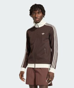 阿迪达斯 adidas 可退货 休闲 经典 运动夹克 Originals 男士 服装 运动衫 棕色 KE1665 的另一种观点