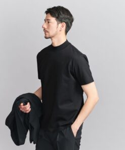 BEAUTY&YOUTH UNITED ARROWS 透视格纹高领针织衫 BEAUTY&YOUTH UNITED ARROWS 上衣 针织衫/T恤 藏青色 黑色 白色 灰色 的另一种观点