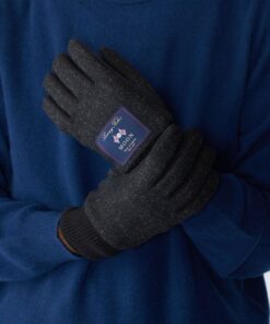 SHIPS MEN SHIPS: MOON 针织手套 SHIPS 时尚配饰 手套 黑色 棕色 藏青色 灰色