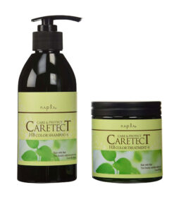 Napla Caretect HB 护色洗发水S 300mL ＋ 护色护发素S 250g 套装（共2件） 试用装 滋润型 无硅油 CARETECT 日本国内正品 napla