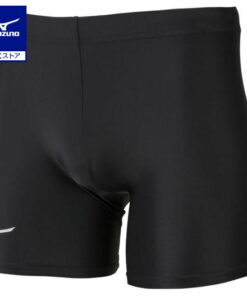 美津浓官方竞速短裤/田径 男女通用 黑色×银色