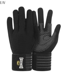 训练手套 轻便 耐用 透气 防滑手套 手套 手腕支撑 健身房专用 健身 力量训练 手套 运动 个人专用手套 手套 黑色