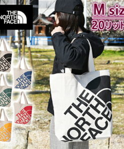 通过Nekopos发货！2026春夏新品 大Logo THE NORTH FACE 托特包 男士/女士款 THE NORTH FACE 100%有机棉 Ramp Tote M 约20L Ramp 托特包 环保袋 户外 NM72608