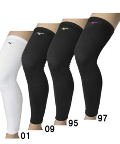 美津浓 MIZUNO 护膝（超长款/无护垫/1只装）（排球） 排球 护膝 23SS (V2MYA011)