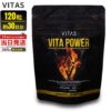 发表评论即可获赠100日元优惠券 VITAS VITAPOWER 复合维生素 120粒 30天份 营养补充剂 VITAS VITAPOWER 玛卡 锌 生物素 烟酸 维生素C 叶酸 GMP认证 营养功能食品 日本制造 VITAS VITAPOWER