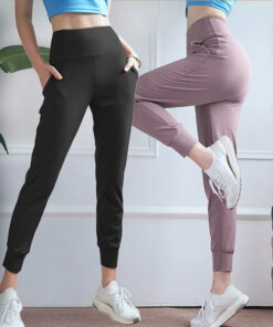 瑜伽裤 瑜伽服 运动裤 女款 紧身裤 健身 运动 高腰 弹性 深裆 带口袋 纯色 速干 吸汗 健身 运动服 普拉提服 舞蹈 锻炼 慢跑 跑步