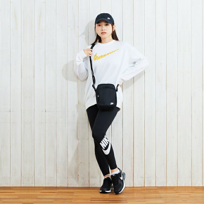 耐克 单肩包 男士 女士 Heritage 经典款 斜挎包 DB0456-010 NIKE 斜挎包 黑色 - 图片 3