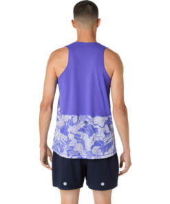 Alternative view of 亚瑟士 男士无袖背心 海外尺码 asics FUJITRAIL 无袖背心｜越野跑 跑步服装 马拉松 越野跑 田径 运动服装 男士 无袖 上衣 紫色 品牌 服装/2011D528