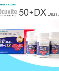 博视朗 OcuVite 50+DX 皇家装 1盒（每盒含3瓶，每瓶60粒） 约3个月用量 护眼营养补充剂 叶黄素 BAUSCH+LOMB 维生素 矿物质 营养补充剂