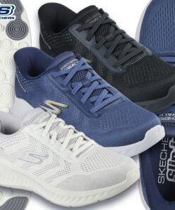 Sketchers Slip-Ins 男士运动鞋 GoWalk Flex Now Peyton 免系带鞋 通勤 上学 216375