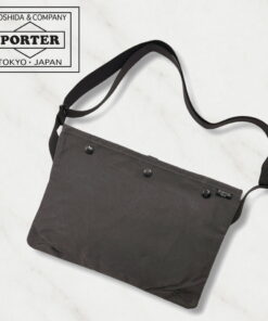 PORTER COPPI 单肩包 571-09747 10 黑色 PORTER 吉田包 COPPI 休闲 正品 品牌 斜挎包 男士 女士 斜挎 成熟风格 轻便 轻量 小巧 斜挎包 布料 日本制造