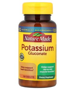 Nature Made 葡萄糖酸钾 Nature Made 维生素类 维生素补充剂 营养补充剂 片剂 550mg 100粒