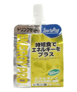 SPORTS PLUS（男士、女士、儿童）能量果冻饮料 Energy Pro 柠檬味 180g 180kcal 能量果冻