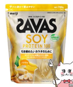 明治 SAVAS 纯大豆蛋白100 香蕉味 700g (6064378)