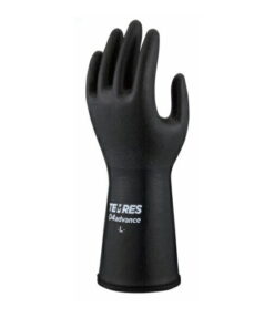 SHOWA TEMRES 04advance 防水手套 无内衬款 TEMRES04ADV-BK（黑色） 完全防水 保暖 轻便 涉水作业 露营 户外 登山 徒步