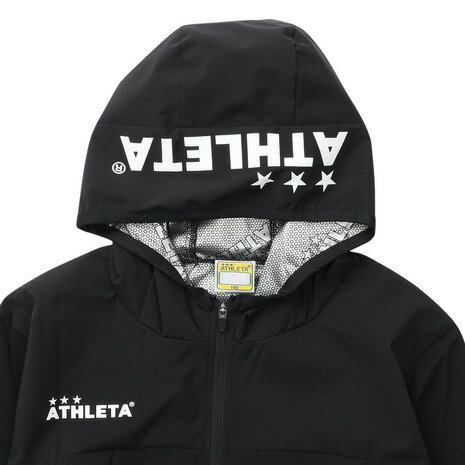 ATHLETA(儿童)足球/五人制足球运动服 青少年防风保暖夹克 2428J BLK - 图片 3