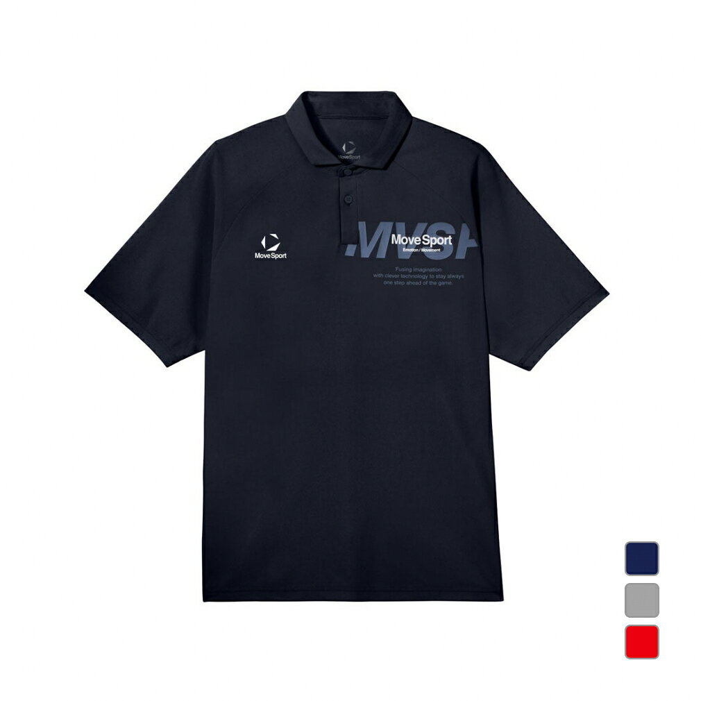 MoveSport 男士 短袖 功能性Polo衫 S.F.TECH防晒迷你鹿子纹 ST6SHS01M 运动服 MoveSport