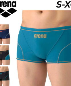 Arena 男士 游泳 训练泳装 arena 耐磨泳裤 训练紧身裤(短裤款) 男士 男子 竞技游泳 训练泳装 抗氯 泳装 游泳裤 泳裤 游泳训练 品牌 泳装/AS6SWM04M