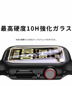 Alternative view of Apple Watch 保护壳 10H 最高硬度 钢化玻璃 Apple Watch SE3 11 10 9 8 7 表壳 49mm 46mm 45mm 44mm 42mm 41mm 40mm 38mm 时尚 Apple Watch 保护壳 Apple Watch 保护壳 Series 9 8 7 6 5 4 3 2 1 抗冲击 超薄